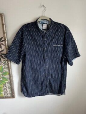 🧡3/15 Level Ten Peached Poplin Short Sleeve Shirt Men's 2XL